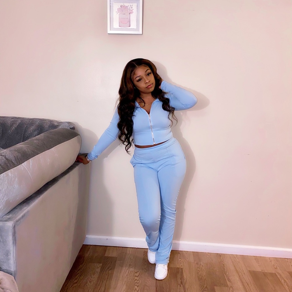 Two Piece flared pants set